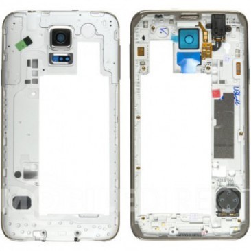 CARCASA MIJLOC SAMSUNG GALAXY S5 G900 CONSTRUIT GRI SWAP B foto