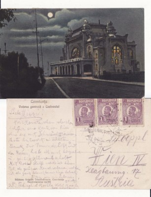 Constanta- Casino noaptea foto