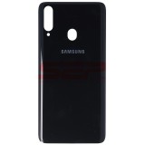 Capac Baterie Samsung Galaxy A20s (A207) Negru - Compatibil, Bulk