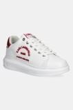 Karl Lagerfeld sneakers din piele KAPRI culoarea alb, KL62539M