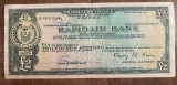B11 25 - Bancnota foarte veche - Marea Britanie - Anglia - Cec de calatorie - 2 lire - Rafidain Bank