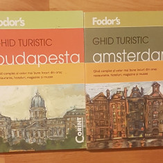 Set 2 ghiduri turistice Fodor's Budapesta + Amsterdam