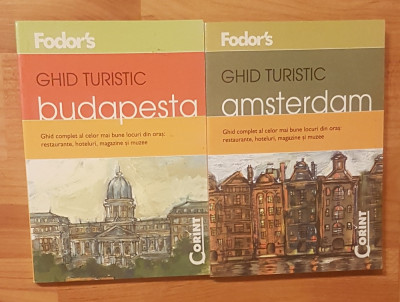 Set 2 ghiduri turistice Fodor&amp;#039;s Budapesta + Amsterdam foto