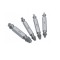 Set 4 extractoare de suruburi, 5 cm, carcasa