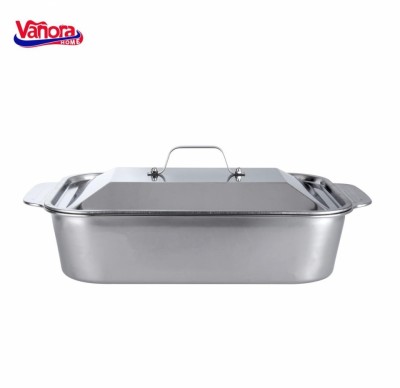 TAVA INOX CU CAPAC 36.5x22x7 CM, ZIRA foto