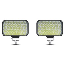 Set 2 Proiectoare LED auto OFF-ROAD, 5 inch, 129W, 43 LED, 12V-24V, 6000K, carcasa aluminiu, 8000Lm