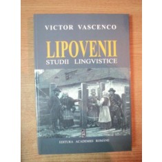 LIPOVENII. STUDII LINGVISTICE de VICTOR VASCENCO 2003