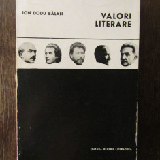 VALORI LITERARE -ION DODU BALAN