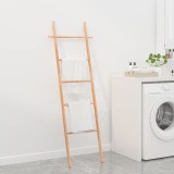 VidaXL Scară pentru prosoape, 170 cm, lemn masiv de nuc