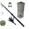 Set pescuit cu lanseta telescopica 3.6 m, mulineta CB 240, juvelnic, fir 100 m,