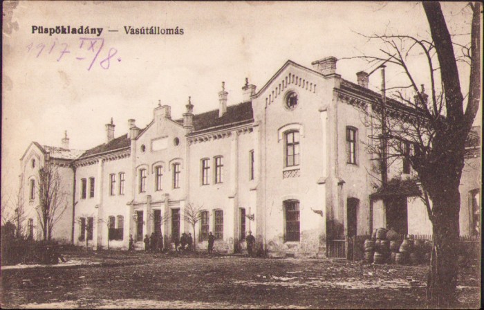 CP620N P&uuml;sp&ouml;klad&aacute;ny Vas&uacute;t&aacute;llom&aacute;s, carte poștală, circulată Gherla