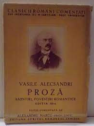 Proza. Amintiri, povestiri romantice - Vasile Alecsandri