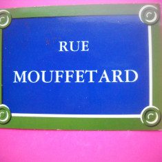 HOPCT 78240 STRADA / RUE MOUFFETARD -PARIS FRANTA -STAMPILOGRAFIE-CIRCULATA