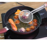 Cleste din inox cu sita