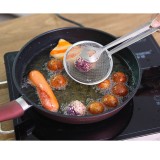 Cleste din inox cu sita