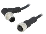 Cablu senzori/automatizări M12-M12 1m