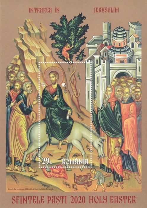 SFINTELE PASTI,BLOC, MNH,2020, ** ROMANIA