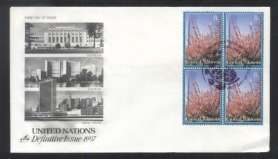 UN New York 1997 Definitives Flora Mi.730 FDC UN.065 foto