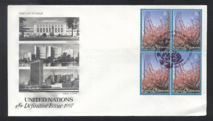 UN New York 1997 Definitives Flora Mi.730 FDC UN.065
