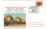 CPIB16992 INTREG POSTAL - 125 ANI CALEA FERATA MATESZALKA - SZATMARNEMETI, SATU