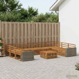 Cumpara ieftin Set de canapele de exterior 10 buc. 9-Locuri natural