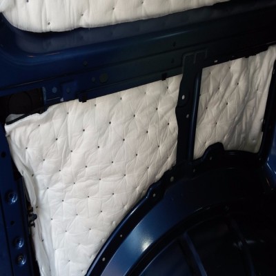 Material insonorizant auto gofrat autoadeziv, 50 x 80 cm, culoare ALBA foto