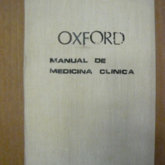 OXFORD - MANUAL DE MEDICINA CLINICA - 1995