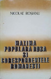 MAXIMA POPULARA RUSA SI CORESPONDENTELE ROMANESTI-NICOLAE ROSIANU