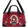 Geanta Weekend Copii Gorjuss Mary Rose Jad, Poliester/Piele Ecologica, 51x31 cm, Bareta 74 cm