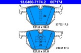 ATE 13.0460-7174.2 set placute frana,frana disc