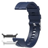 Curea din silicon compatibila cu Samsung Galaxy Watch8 40mm, Prussian Blue