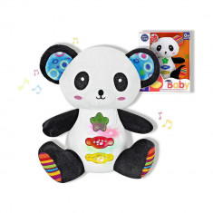 Jucarie interactiva bebe cu sunete si lumini 15 cm - Panda