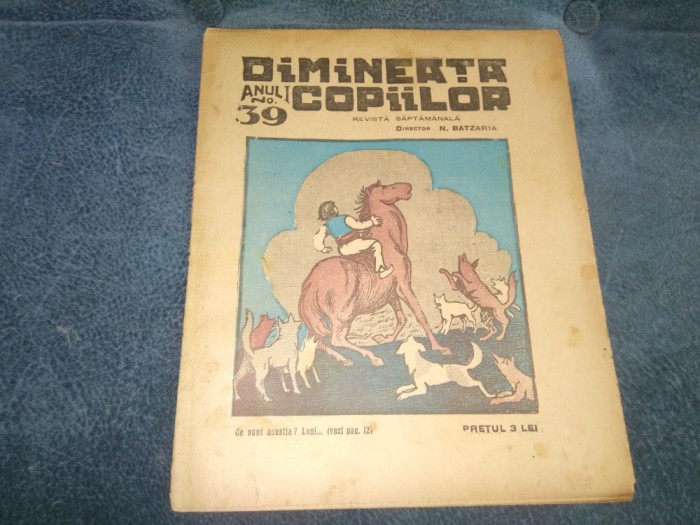 REVISTA DIMINEATA COPIILOR NR 39 1924