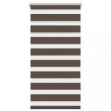 Jaluzea opaca tip zebra, 60 x 120 cm, cafeniu