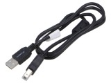 Cablu USB 2.0 A la B 1m negru aurit