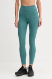 adidas Performance leggins de antrenament Optime culoarea verde, uni, JW7610