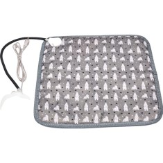 Patura electrica pentru animale de companie, perna pentru caini, 45 x 45 cm, 28 w, 9 trepte de reglaj perna pentru pisici, anti-alunecare, gri-europea