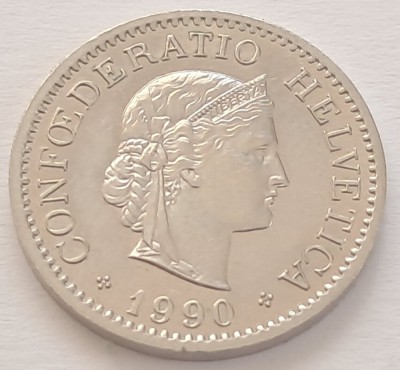 Elvetia, 10 Rappen 1990 foto