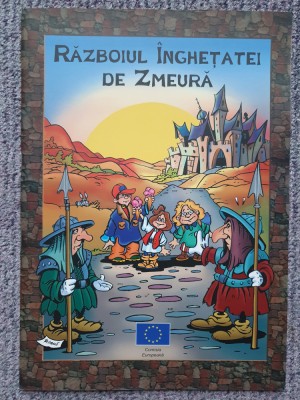 Razboiul inghetatei de zmeura, benzi desenate, 28 pagini, stare f buna foto