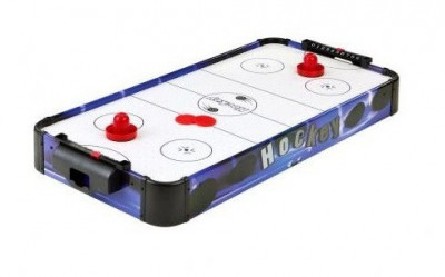 Joc de masa Air Hockey, pentru copii, 2 pucuri si 2 crose, 77x37x10 cm foto