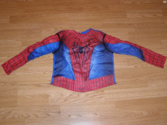 costum carnaval serbare spiderman pentru copii de 7-8 ani foto