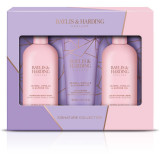 Baylis &amp; Harding Jojoba, Vanilla &amp; Almond Oil set cadou (pentru femei) cu ulei de migdale