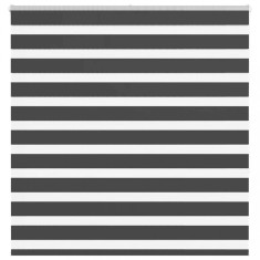 Jaluzea tip zebra neagră lățime țesătură 145,9 cm poliester foto