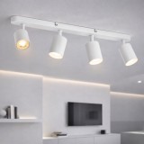 Lustra Joom cu Proiector Liniar 4XGU10 Alb