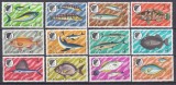 DB1 Fauna Marina Pesti 1968 - 70 Ins. Ascension 12 v. MNH, Nestampilat