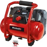 Compresor aer pe acumulator Einhell TE-AC 36/6/8 Li OF Set-Solo, 2x18 V, tehnologia PXC, 6 l capacitate rezervor, 8 bar presiune maxima, fara acumulat