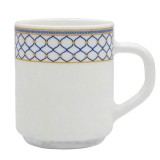 Set 6 Cani Selina Blue Opal Alb cu Model Albastru 250ml DNC63074