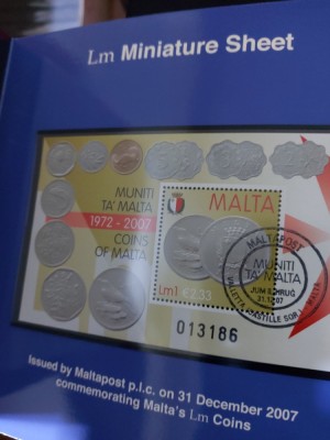 Malta 2008 - Set complet de euro bancar de la 1 cent la 2 euro BU foto