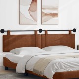 vidaXL Cap de pat suspendat Pe perete Maro 210 x 55 x 5 cm PU antic 42031539