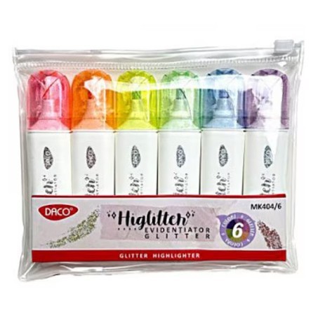 Marker evidentiator glitter set 6 DACO